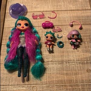 Bundle of 3 LOL dolls